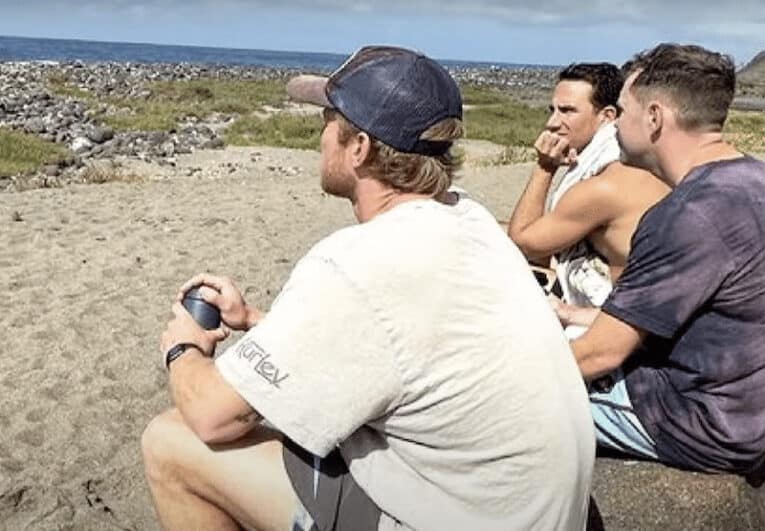 Australian brothers Callum and Jake Robinson and American friend Jack Carter Rhoad (pictured) in Mexico.